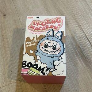 NEW IN BOX pop mart Labubu the monsters exciting macaron vinyl face